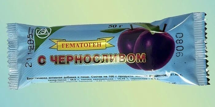 Сколько есть гематогена