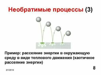 Примеры необратимых процессов