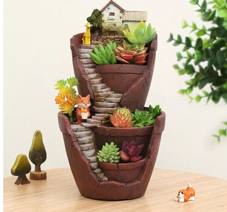 суккуленты в кашпо. суккуленты в ящике. суккуленты в кашпо. оригинальные горшки для суккулентов. цветочный горшок для суккулентов.