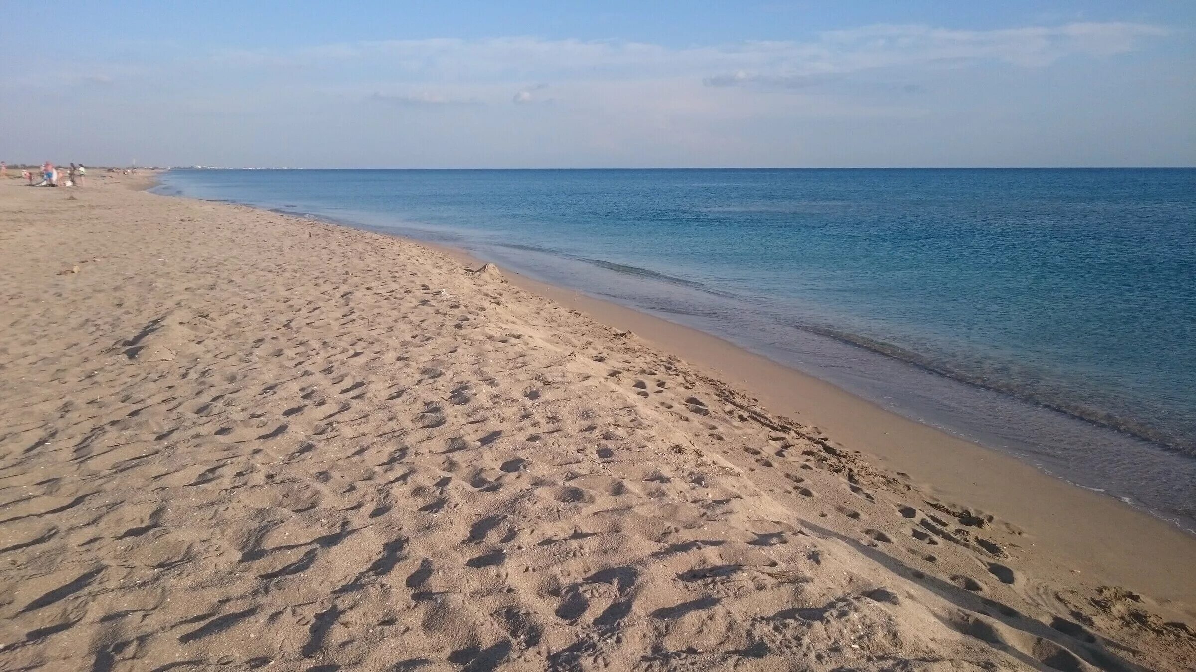 Крым, коса Беляус - "Лазурная прозрачная вода и ласкающий песок. Крымские Мальди
