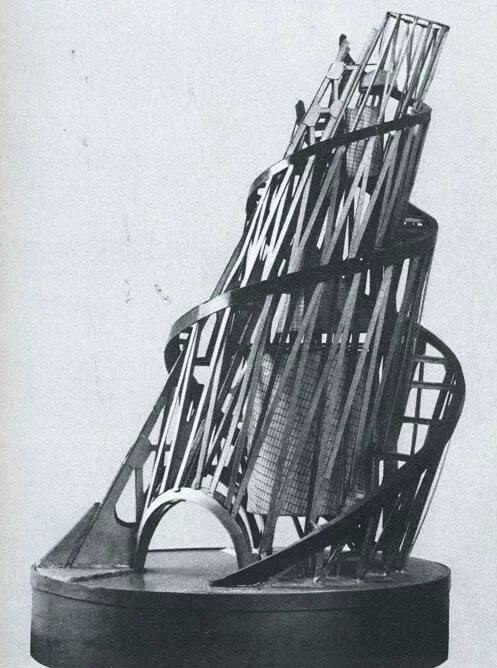 Памятник интернационалу. «Башня III Интернационала». В.Е. Татлин, 1919 год..