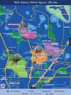 Карта диснея