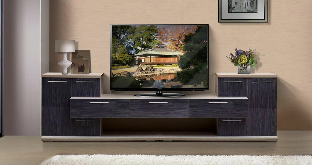 Grijs tv meubel zwevend Giani Laret 240 G Onlinedesignmeubel.nl Elegant living r