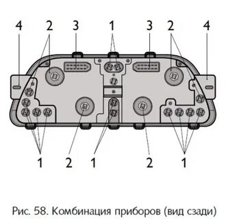 Панель приборов нива шевроле распиновка