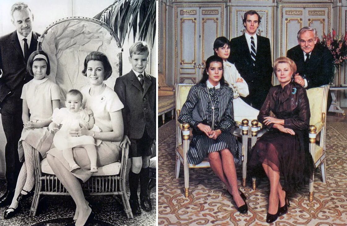Дети грейс келли. Грейс Келли с семьей. Грейс Келли с детьми. Принцесса Монако Грейс Келли.