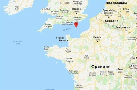 Карта где находится ла манш