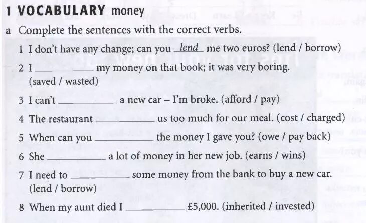 End up the sentences. Money Vocabulary. Money упражнения. Слова по теме деньги на английском языке. Лексика английский по теме Pocket money.