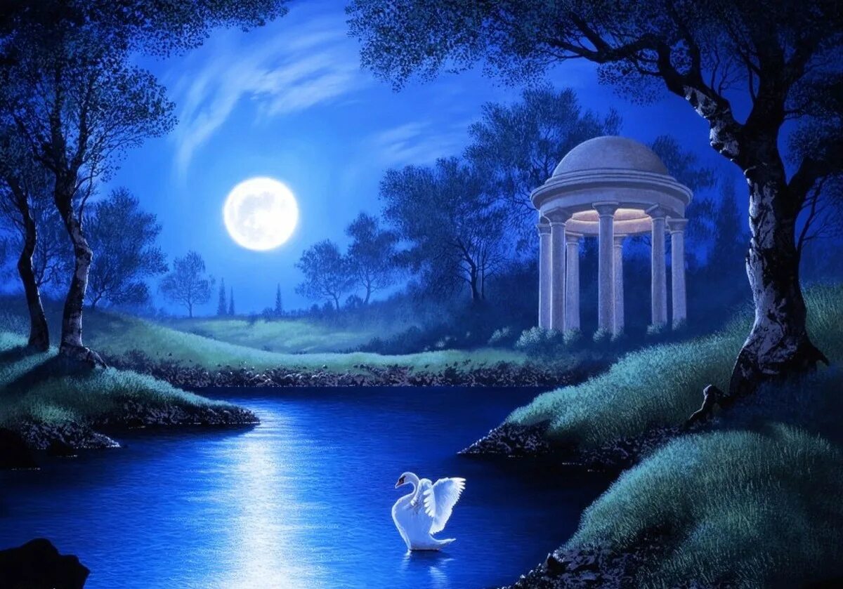 Чудесны лунные мартовские ночи сказочным кажется ночной. Лунный пейзаж. Ночной пейзаж. Лунная ночь. Красивые ночные пейзажи.