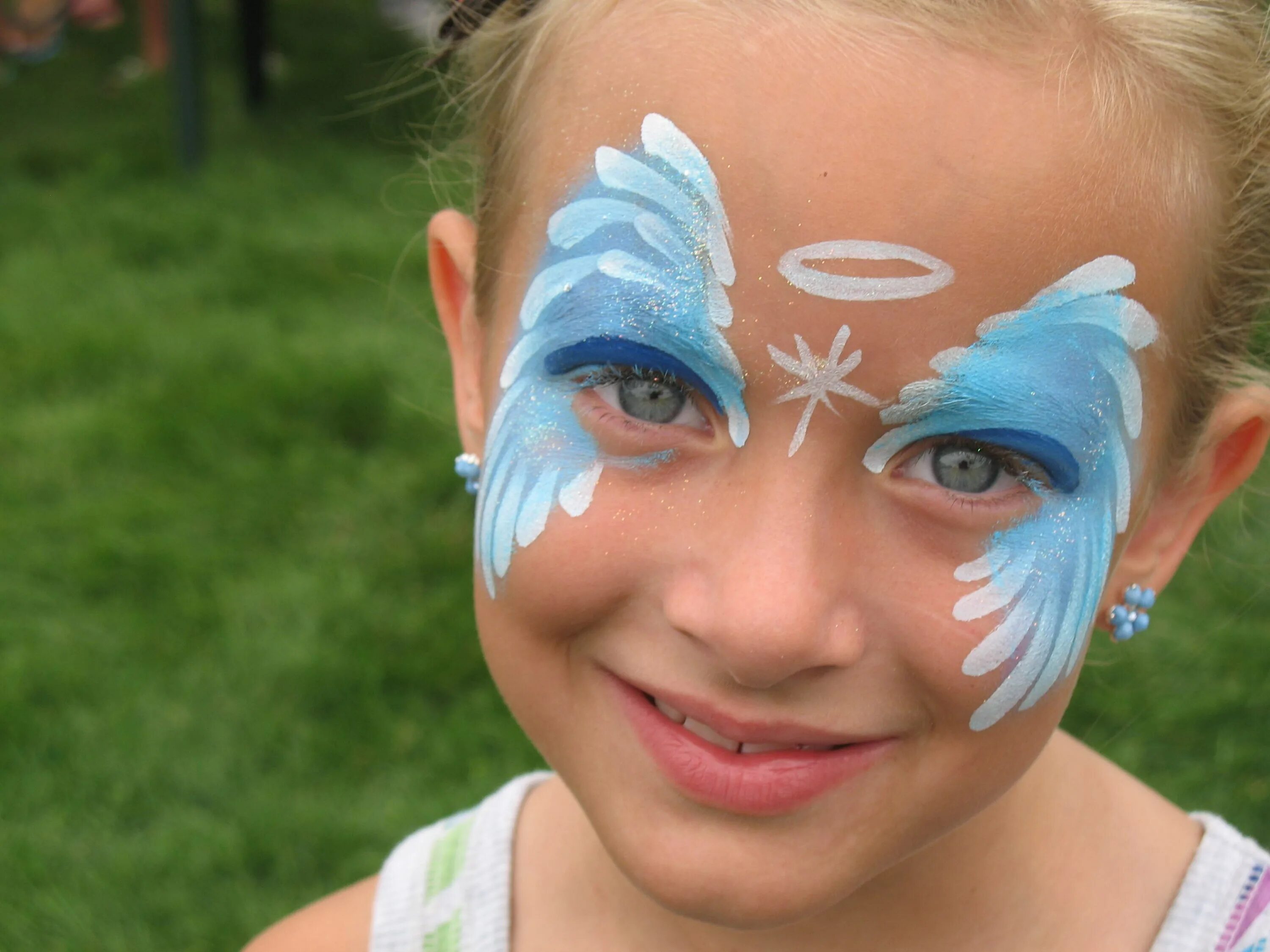 Face paint перевод. Аквагрим для детей. Грим на лице для детей. Красивый аквагрим. Аквагрим для детей легкий для девочек.