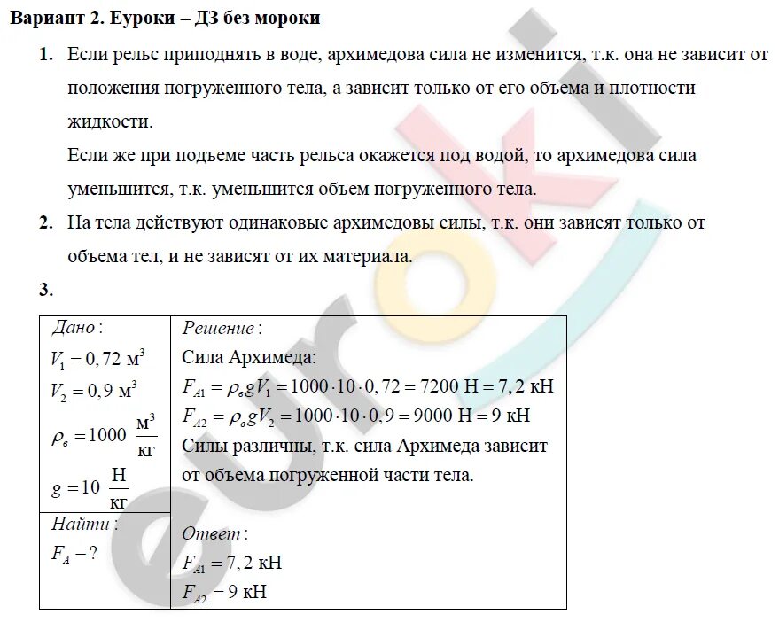 Плавание тел физика задачи с решением. Контрольная по физике Архимедова сила 7 класс ответы. Контрольная по физике 7 класс Архимедова силов. Архимедова сила физика 7 класс задания. Проверочная работа по физике 7 класс Архимедова сила.