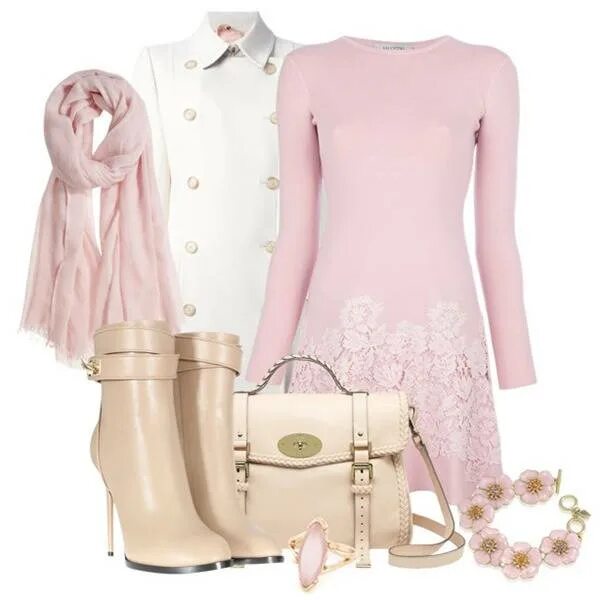 Бледно розовый предложение. Нежный стиль в одежде. Пастельные тона в одежде. Комплект одежды романтический. Наряд в пастельных тонах.