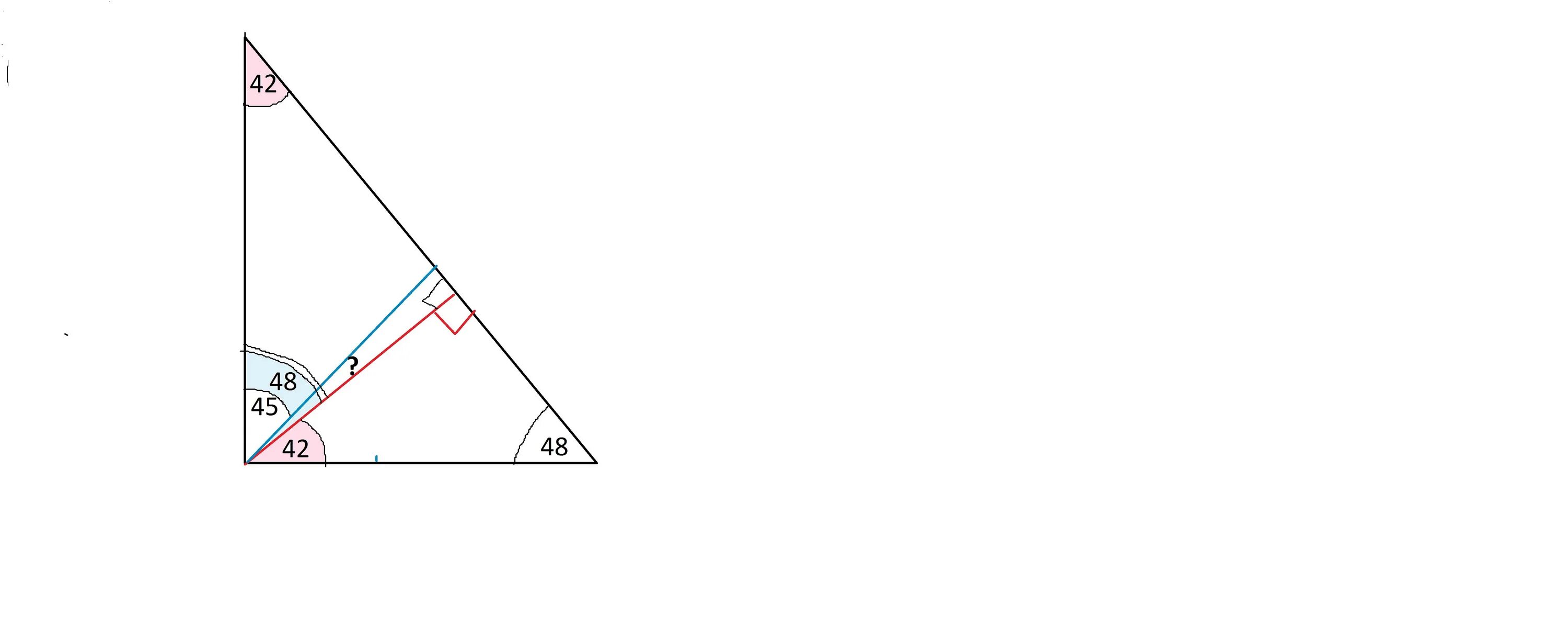 Один из углов всегда не превышает 60. Угол 90 градусов рисунок. Треугольник с углом 90 градусов. Угол 45 градусов рисунок. Угол 48 градусов.
