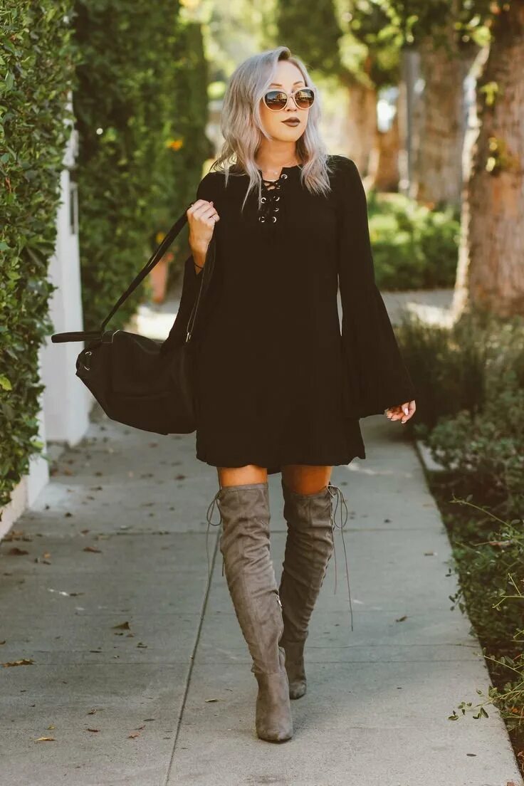 платье с ботфортами. ботфорты с длинным платьем. ботфорты с длинным платьем. ботфорты с длинным платьем. свитер с ботфортами.