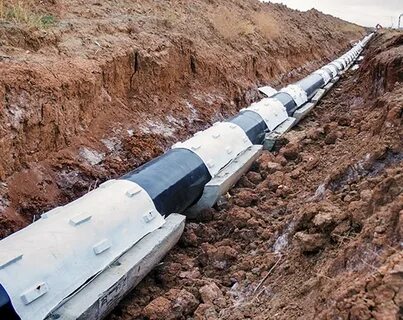 Балластировка трубопровода