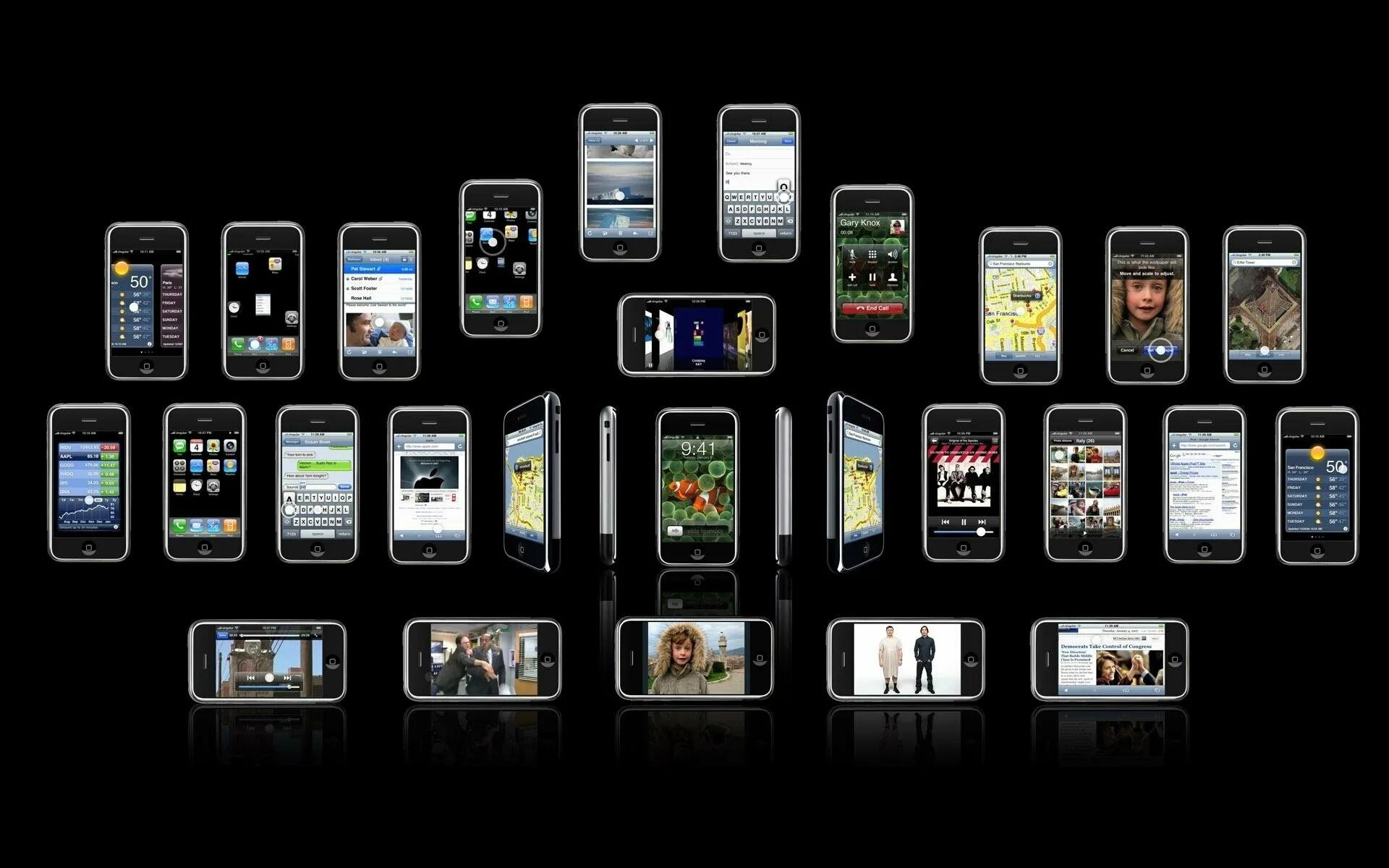 Много смартфонов. Смартфон айфон. Эволюция мобильных телефонов. Много фоток телефона