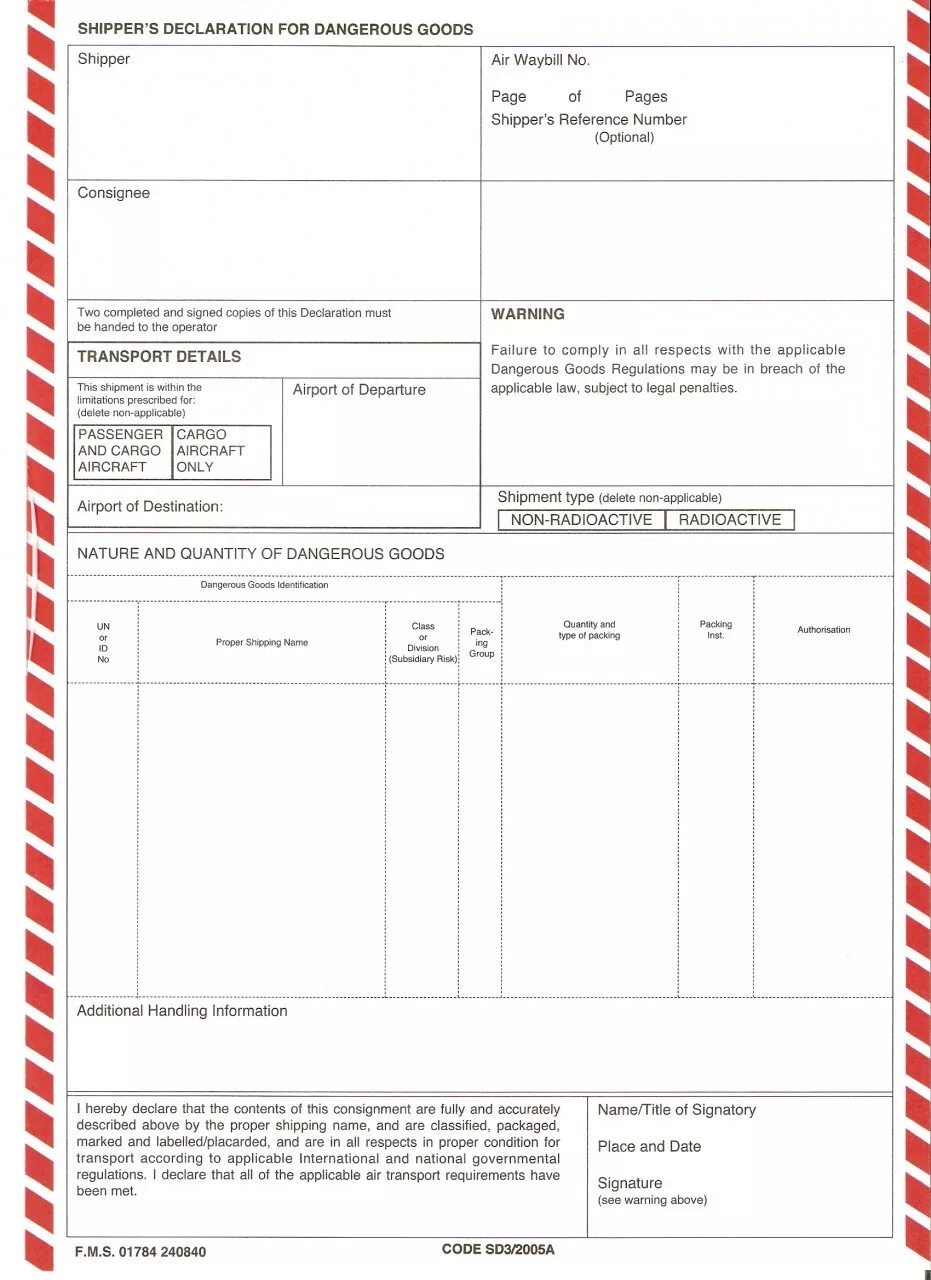 Warning declaration of. Dgd dangerous goods declaration. multimodal dangerous goods declaration form. dangerous goods form. декларация отправителя опасного груза.
