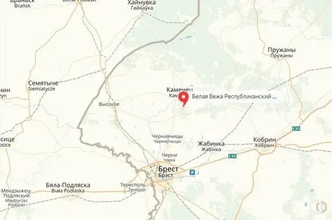Брест пружаны расстояние