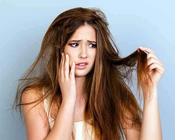Как выглядят обезвоженные волосы Pin en Hair