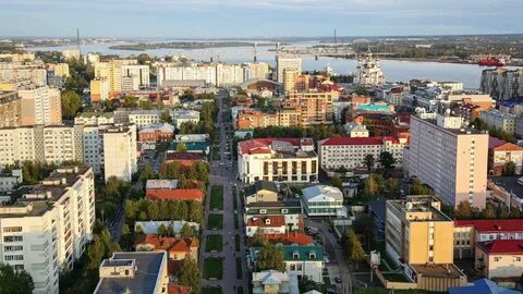 Крупные города архангельской