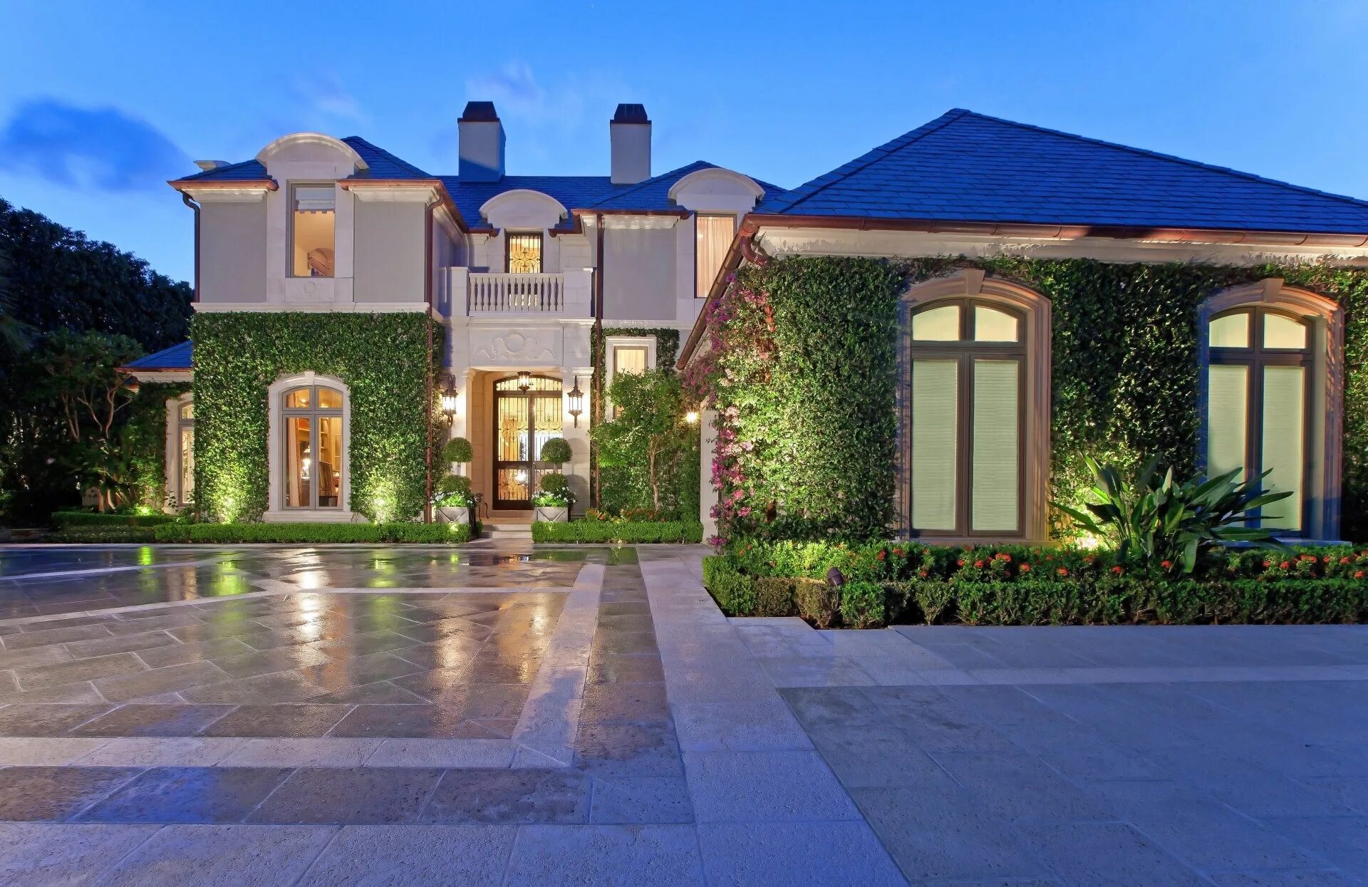 Красивые коттеджи. Поместье (the manor), штат калифорния. Фон особняка. Роскошный дом. Шикарный коттедж.