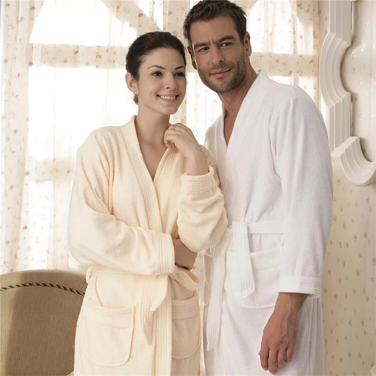 Халаты хлопок турция. Халат Activ bathrobe. Халат мужской Zozan bathrobes de Luxe. Мужчина и женщина в халатах. Банный халат мужской.