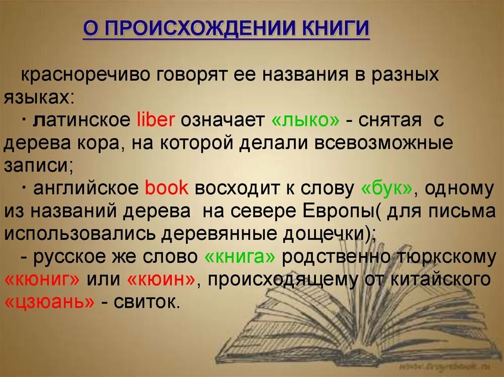 Происхождение слова книга. От чего произошло слово книга. Откуда появилось слово книга. Откуда появилось слово книга в русском языке. Вес слов книга