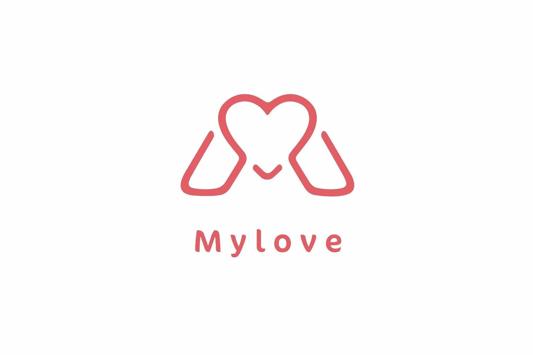 Открыт сайт мулове. Логотип любовь. M Love logo. Lovely Design логотип. A-loving логотип.