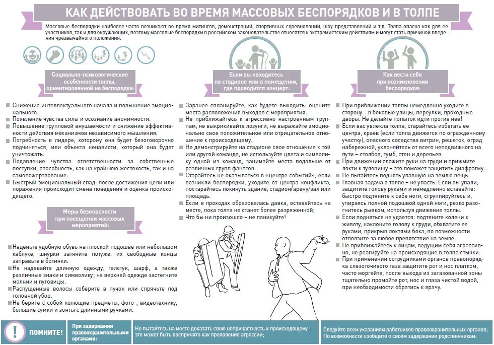 Порекомендуйте безопасные действия для группы людей. Правила поведения на массовых мероприятиях. Памятка по поведению в толпе. Безопасное поведение в местах массового скопления людей. Памятка в местах массового скопления людей.