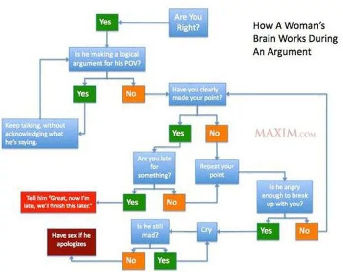 Logic works. Women logic. logical argument. logical illogical.