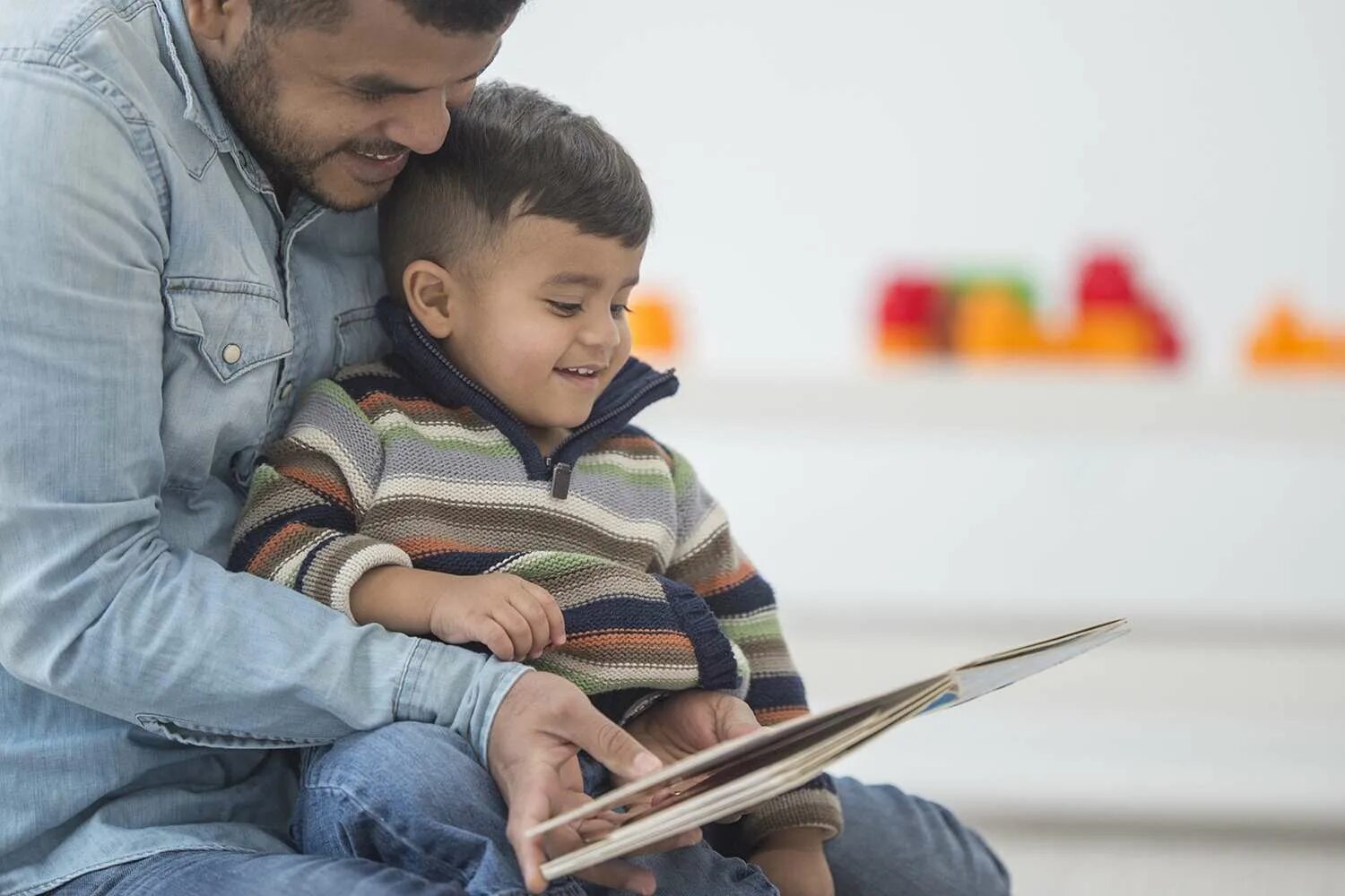 Dad reads