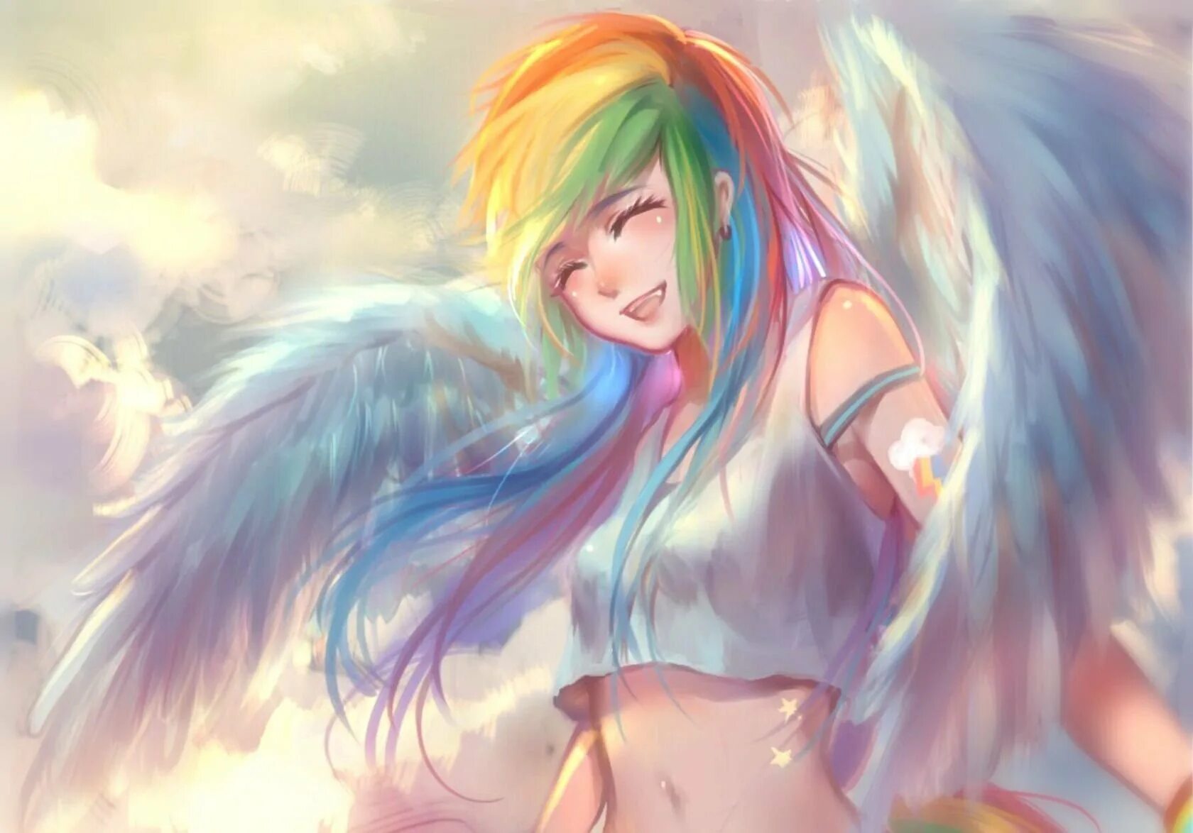 ани радуги. рейнбоу дэш. рейнбоу дэш арт. радуга аниме. ани радуги.