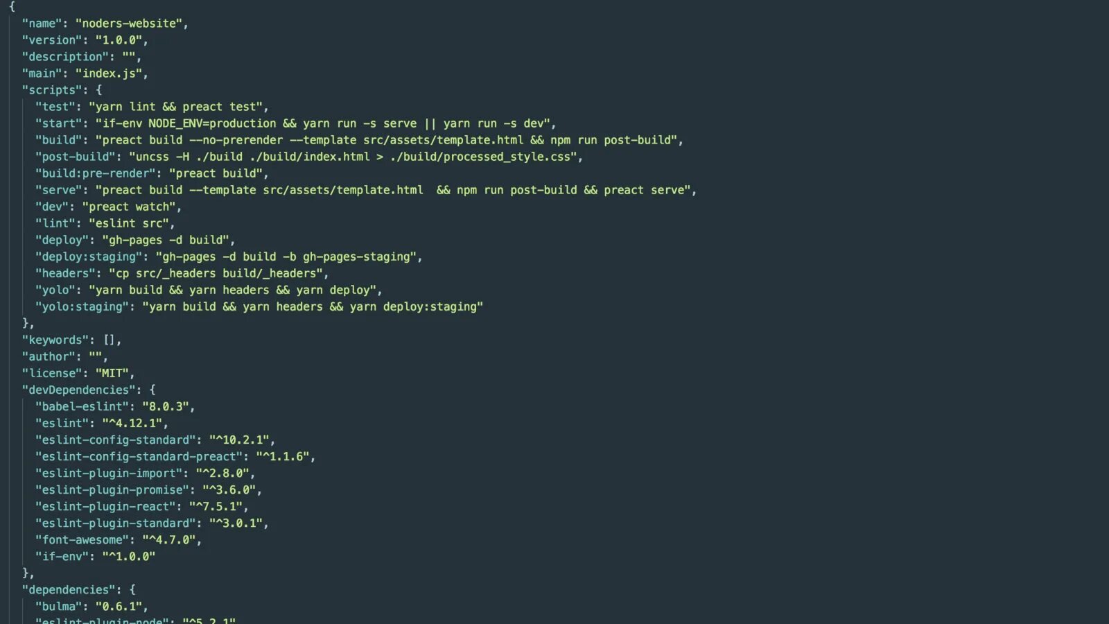 Npm run script