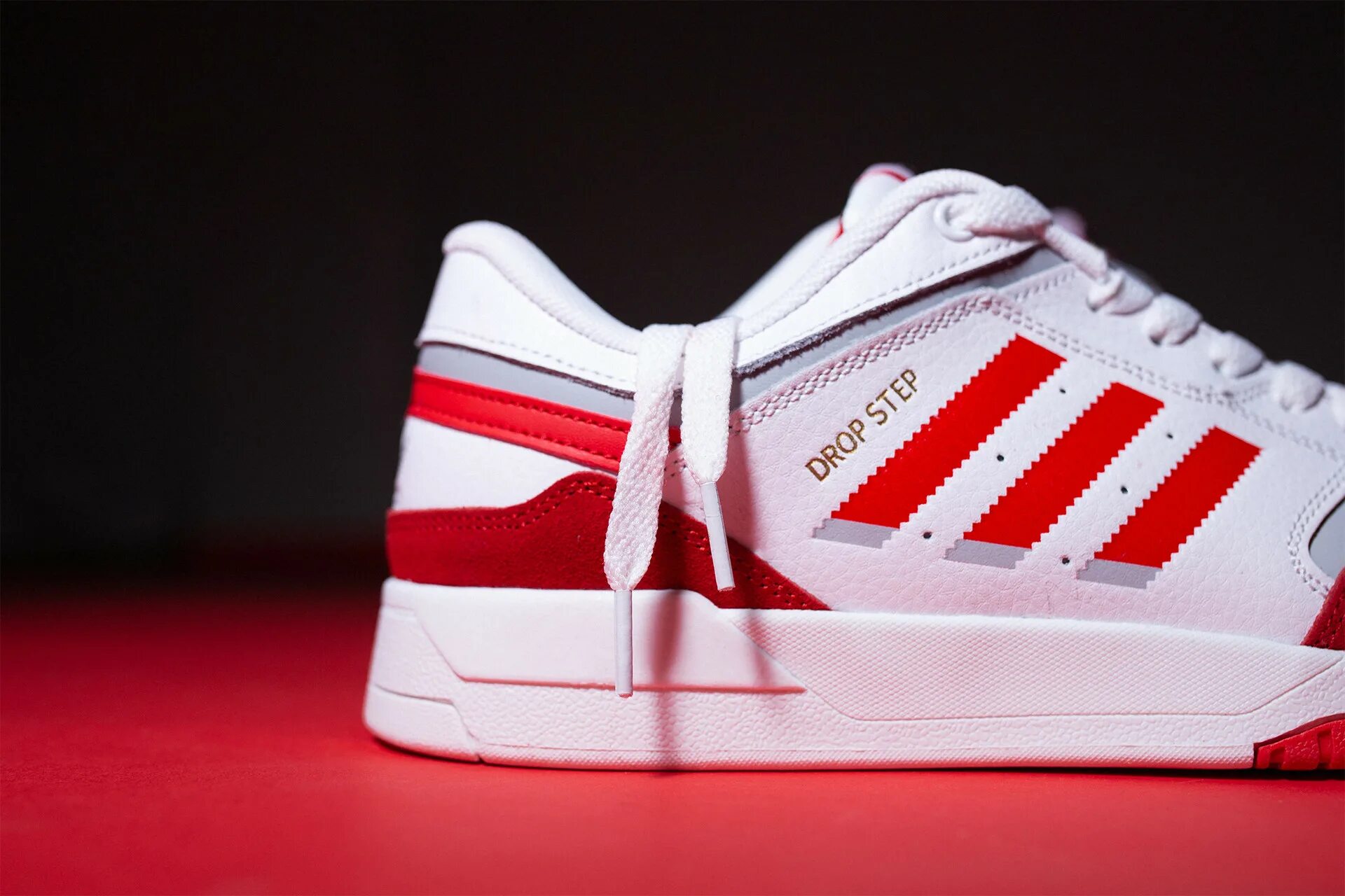 Кроссовки adidas Drop Step. Адидас дроп степ кроссовки. Adidas Drop Step White Red. Adidas drop step low