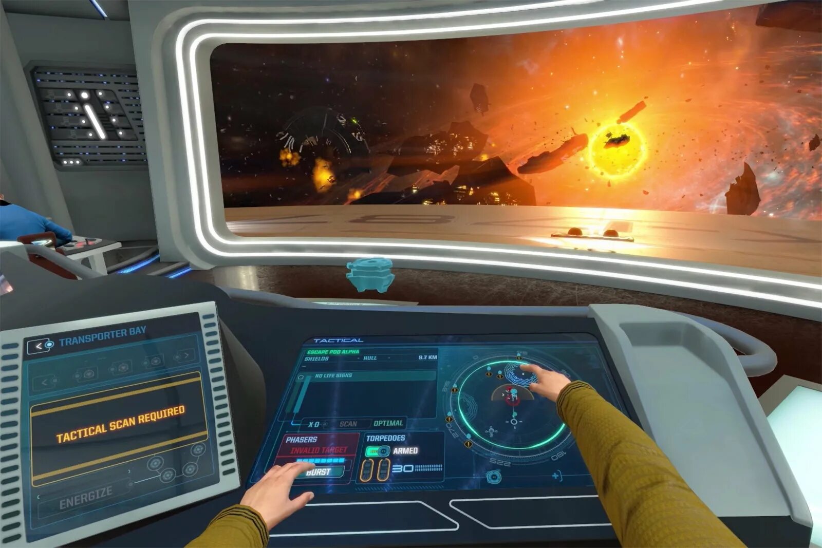 Star Trek VR. Star Trek: Bridge Crew. Интерфейс космического корабля. Космические симуляторы VR. Виртуальные игры симуляторы