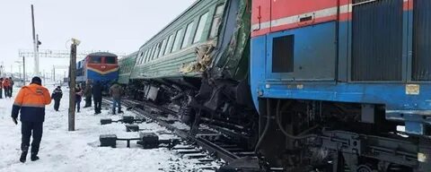 Иволга столкнулась с тепловозом