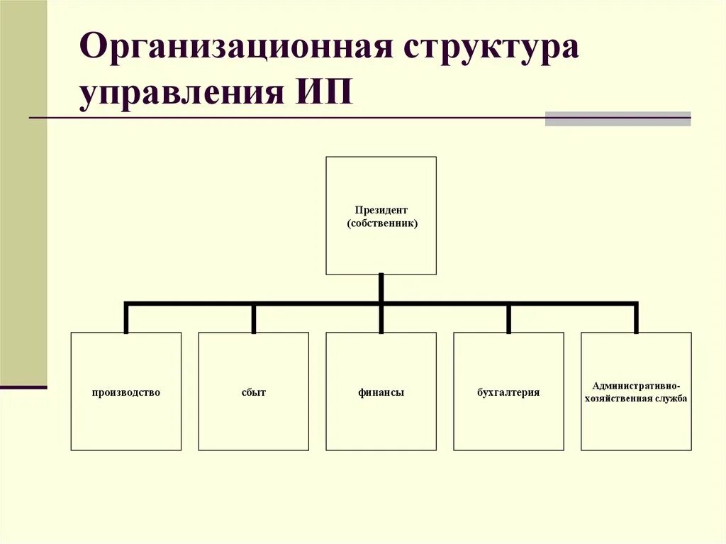 Организационная структура компании ИП. Организационная структура предприятия схема пример ИП. Структура предприятия индивидуального предпринимателя. Организационная структура индивидуального предприятия.