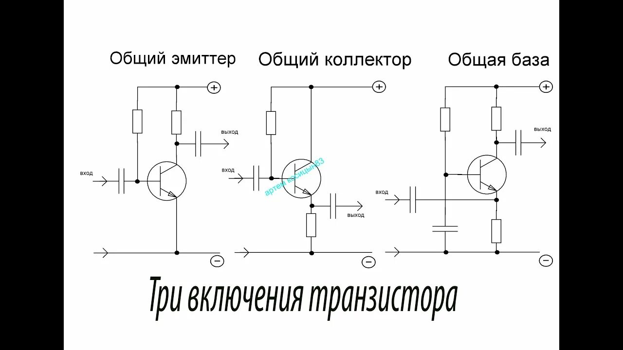 Общая база коллекторов. Транзисторы с общей базой эмиттером и коллектором. Схема включения транзистора с общим эмиттером. Схема включения биполярного транзистора с общим коллектором. Схемы включения биполярных транзисторов.