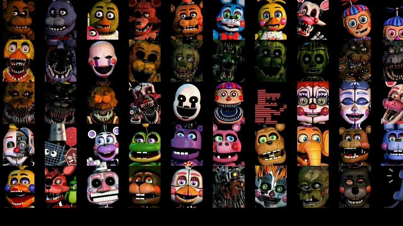 Фнаф 5 фнаф 7. ФНАФ 7 ультимейт кастом Найт. ФНАФ 7 АНИМАТРОНИКИ. Ultimate Custom Night АНИМАТРОНИКИ. ФНАФ ультимейт кастом Найт персонажи.