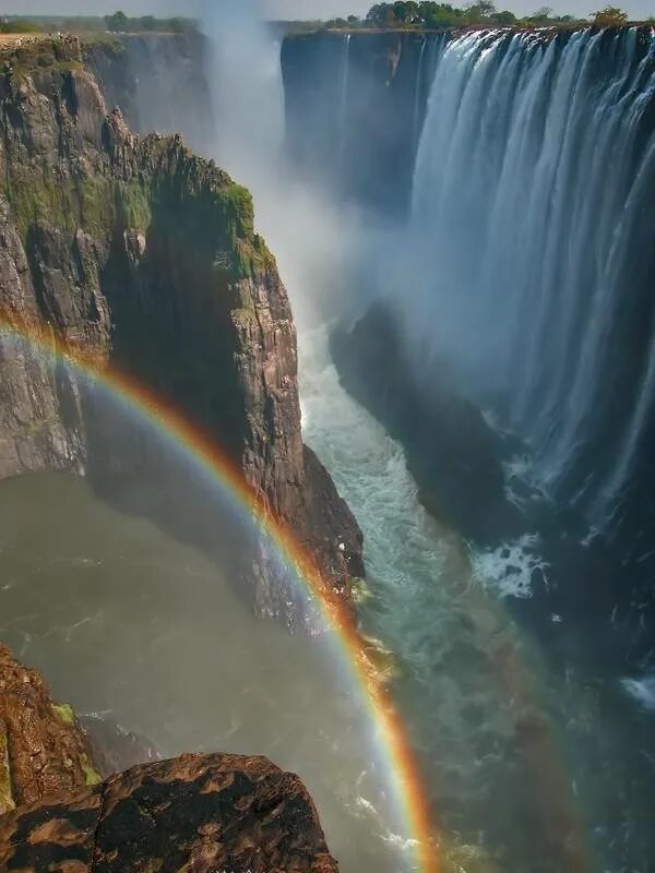 Какой водопад самый высокий. Водопад Виктория. Водопад Виктория с радугой. Водопад Виктория Зимбабве Радуга. Водопад Виктория самый высокий.