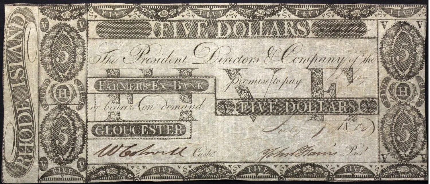 1 Dollar Rhode Island Providence 1800 s. USA Jersey Bank 1 Dollars 1820. American money Banks. 1 Января 1808 США. Нужен 1 доллар