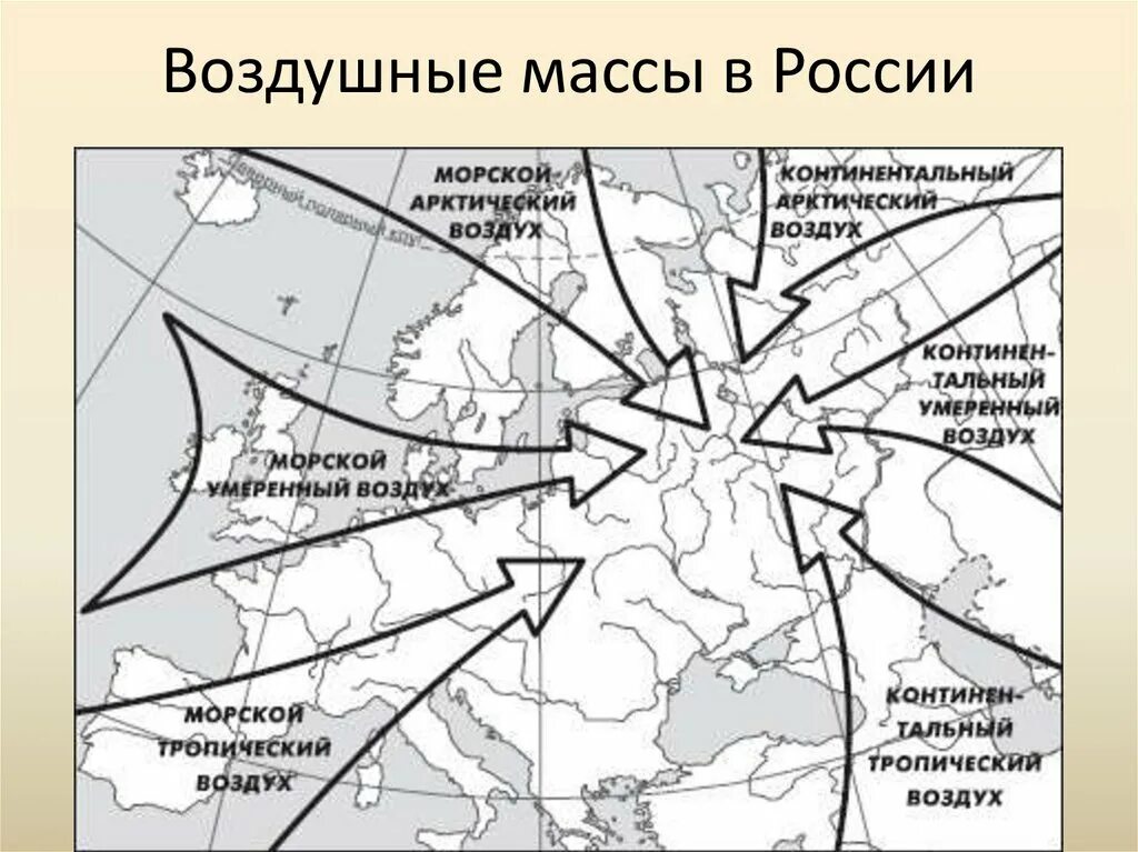 Континентальный Арктический воздух. Воздушные массы Арктики. Морские воздушные массы. Морской континентальный воздух.