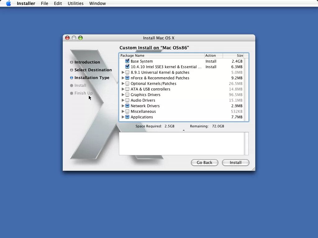Os x install