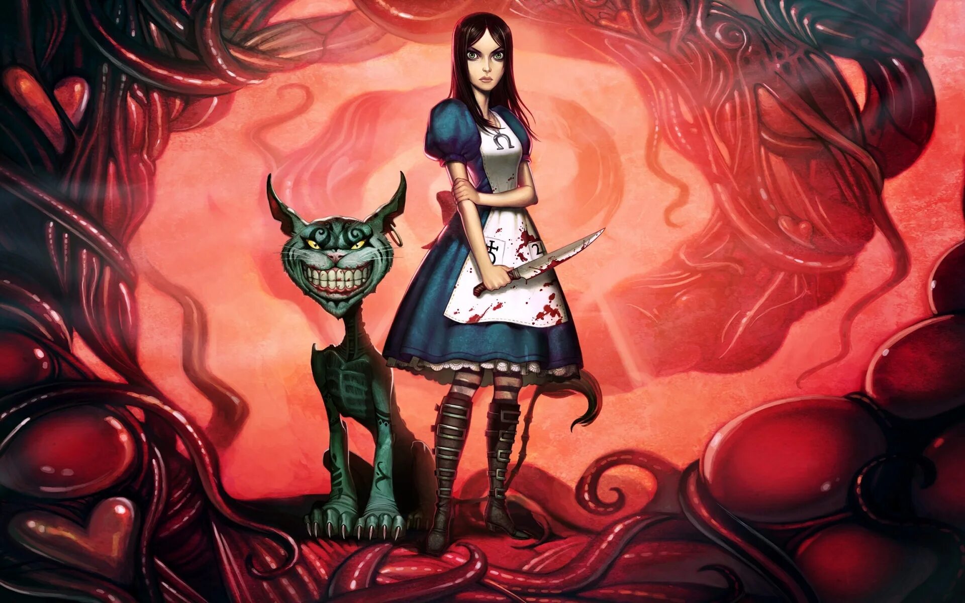 Алиса и чеширский кот. Алиса American MCGEE Madness Returns. Alice Madness Returns Чеширский кот. Чеширского кота Alice MCGEE.