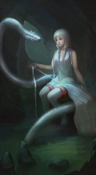 Девушка змея арт. Белая змея мидзуки. Девушка спасла змею. Змеиный экспресс фильм 2006. Девушка спасла змею.