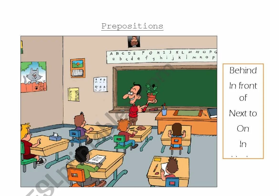 C where class. Classroom prepositions. classroom to describe for kids. in the classroom prepositions. describe a classroom.