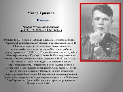 Текст гридина выбор