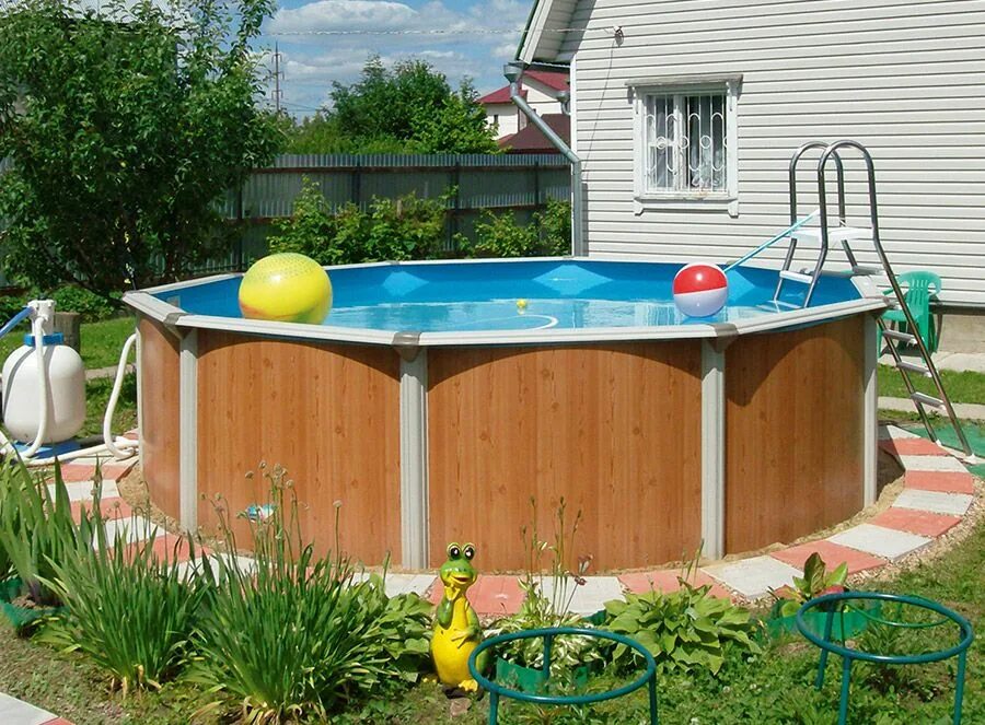 Atlantic pool. Сборный бассейн &quot;эсприт-биг&quot; 5,5х3,7м. бассейн &quot;atlantic pool&quot; esprit big 4,6 х 1,32. бассейн эсприт биг. бассейн эсприт биг 7.3х3.7х1.35.