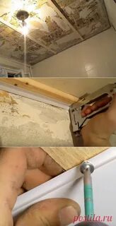 Потолок пластиковыми панелями своими руками на кухне