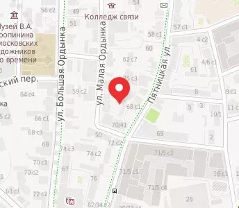 Нитка ул большая ордынка 46 стр 3