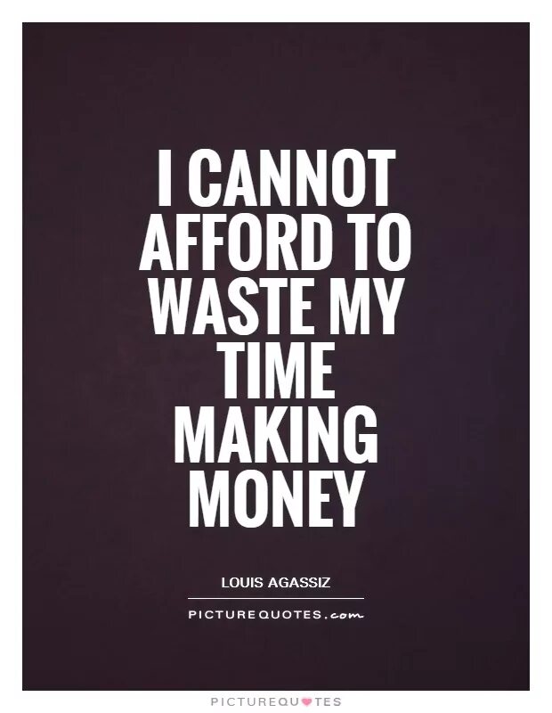 Cannot afford